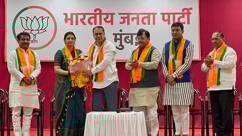 तेजस्वी घोसाळकर यांच्या हाती 'कमळ'; ठाकरेंच्या शिवसेनेला धक्का देत भाजपमध्ये प्रवेश