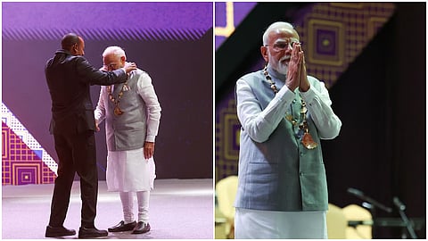 नरेंद्र मोदींना इथिओपियाचा सर्वोच्च सन्मान प्रदान 