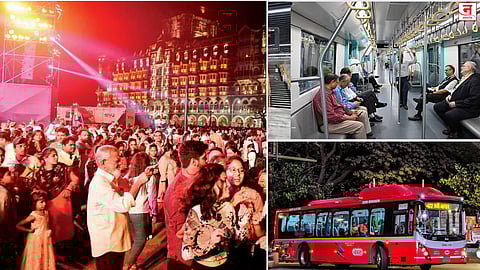 मुंबईकरांचे 'थर्टी फर्स्ट' सेलिब्रेशन धमाकेदार! मेट्रो 'ॲक्वा'च्या पहाटेपर्यंत विशेष फेऱ्या; 'बेस्ट'च्याही जादा बसेस 