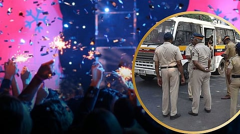नववर्षासाठी पोलिसांचा कडक बंदोबस्त; १७ हजारांहून अधिक पोलीस तैनात