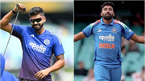 श्रेयस, सिराजचे पुनरागमन; न्यूझीलंडविरुद्धच्या मालिकेसाठी भारताच्या वनडे संघात स्थान