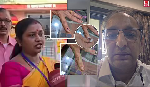 मतदानानंतर लगेच पुसली जाते बोटावरची शाई; मनसेच्या महिला उमेदवाराचा दावा; काँग्रेसच्या सचिन सावंतांनी तर प्रात्यक्षिकच दाखवलं - Video 