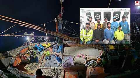 भारतीय हद्दीत पाकच्या बोटीची घुसखोरी, ९ जण ताब्यात; दहशतवादी कारवायांचा मोठा कट उधळून लावला; सुरक्षा यंत्रणा अलर्ट