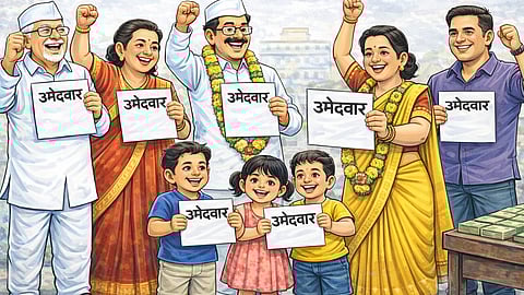 जिल्हा परिषद निवडणुकीत 'कुटुंब रंगलंय राजकारणात'; रायगडमध्ये पती-पत्नी, सासू-सून उतरलेत निवडणूक रिंगणात