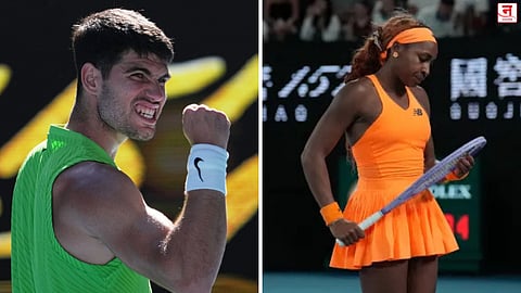 ऑस्ट्रेलियन टेनिस स्पर्धा : अल्कराझ, झ्वेरेव्ह उपांत्य फेरीत दाखल; गॉफचे आव्हान संपुष्टात; जोकोव्हिचच्या प्रतिस्पर्ध्याची दुखापतीमुळे माघार