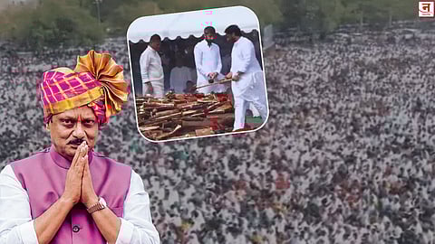 अजित दादा पंचतत्त्वात विलीन! शोकाकूल वातावरणात पार्थ आणि जय पवारांनी दिला मुखाग्नी; शासकीय इतमामात अंत्यसंस्कार