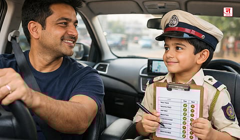 Navi Mumbai : ‘छोटा पोलीस’ च्या रूपात मुलं ठेवणार पालकांच्या ड्रायव्हिंगवर नजर; वाहतूक शिस्तीसाठी पोलिसांचा अनोखा उपक्रम