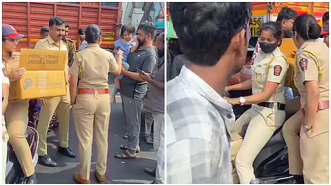 Mumbai-Pune Expressway : वाहतूक कोंडीत अडकलेल्या प्रवाशांना पुणे ग्रामीण पोलिसांची मदत; पाहा Video 