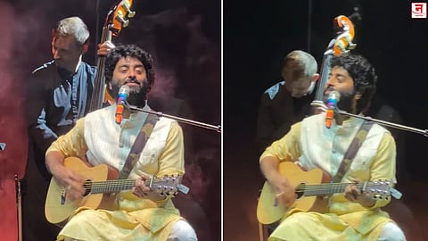 निवृत्तीच्या घोषणेनंतर पहिल्यांदाच स्टेजवर परतला अरिजीत सिंग; कोलकत्यातील परफॉर्मन्सचा व्हिडिओ व्हायरल