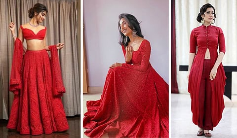 Valentine’s Day Special : रेड ड्रेसमध्ये दिसा क्लासी आणि ट्रेंडी! परफेक्ट लूकसाठी पाहा Photo's