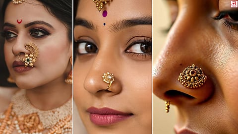 नथ निवडताना गोंधळ होतोय? साडीप्रमाणे योग्य डिझाइन कशी निवडायची, इथे पाहा