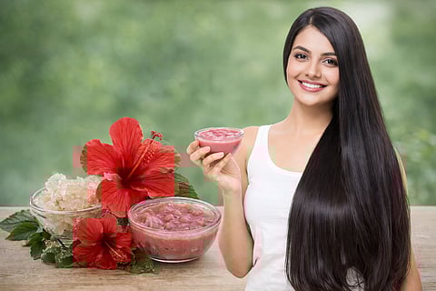 केस गळतीवर नैसर्गिक उपाय; जास्वंद-डिंक कंडिशनरने मिळवा शायनी केस