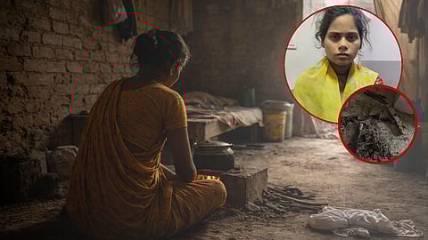 मातृत्वाला काळिमा! रडणाऱ्या तान्ह्या बाळाच्या तोंडात कोंबला कापडाचा बोळा अन् जिवंत जाळलं