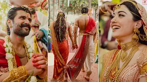 रश्मिका-विजयचा वेडिंग लूक चर्चेत; डिझायनरने सांगितली आऊटफिटची खासियत, दोन संस्कृतींचा मिलाफ...