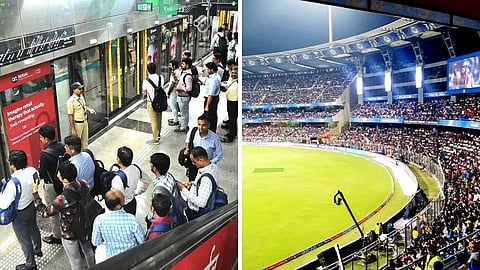 Mumbai : वानखेडेवर India vs England सेमीफायनल; चाहत्यांसाठी मेट्रोच्या अतिरिक्त फेऱ्या, पाहा वेळापत्रक 