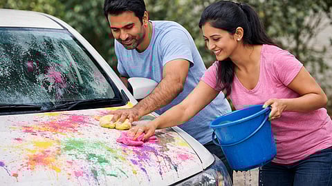 होळी संपली, पण कार-बाईकवर रंगाचे हट्टी डाग? 'हे' सोपे उपाय करतील मदत; पेंटही राहील सुरक्षित