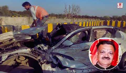 दिल्ली-मुंबई एक्सप्रेसवेवर BMW कारचा भीषण अपघात; प्रसिद्ध उद्योगपती वल्लभ महेश्वरी यांचा मृत्यू