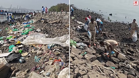 जागतिक वारसा लाभलेल्या एलिफंटावर प्लास्टिकचा ढिग; २.५ टन कचरा गोळा