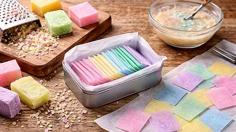 शिल्लक साबणाचे तुकडे फेकू नका! अशा प्रकारे तयार करा पेपर सोप