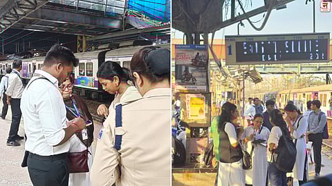 विक्रोळी स्थानकात विनातिकीट प्रवाशांवर रेल्वेची धडक कारवाई; १ लाखांहून अधिक दंड वसूल