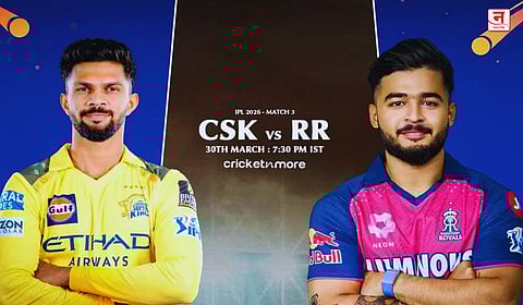 RR vs CSK, IPL 2026 : सॅमसन, जडेजावर सर्वांच्या नजरा; राजस्थान रॉयल्स, चेन्नई सुपर किंग्स यांच्यात आज लढत