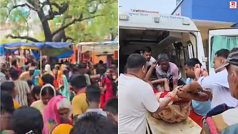 "लोक एकमेकांवर पडत होते..." बिहारमध्ये शीतला मंदिरात भीषण चेंगराचेंगरी; ८ महिलांचा मृत्यू, अनेक जखमी; Video