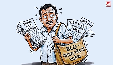 Thane : शिक्षकांवर BLO कामाचा बोजा; ऐन परीक्षेच्या काळात शिक्षक त्रस्त