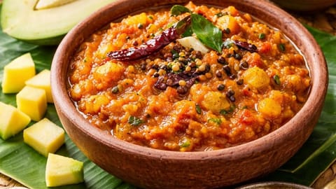 Summer Special : कच्च्या कैरीची चटणी; १० मिनिटांत तयार होणारी झणझणीत रेसिपी, भाकरीसोबत लागते जबरदस्त