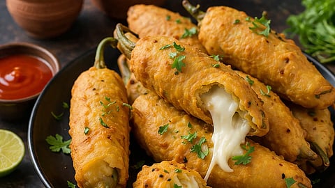 एकदा खाल्ली की वारंवार खाल! चीज मिरची भजीची भन्नाट रेसिपी