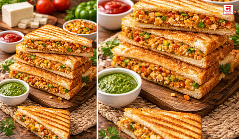 घरच्या घरी बनवा चटपटीत पनीर सँडविच; सकाळच्या नाश्त्यासाठी परफेक्ट पर्याय