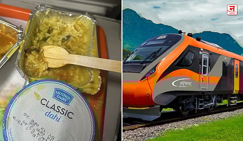 वंदे भारत एक्सप्रेसच्या जेवणात झुरळ; सोशल मीडियावर Video व्हायरल, IRCTCकडून केटरिंग कंत्राटदाराला १० लाखांचा दंड