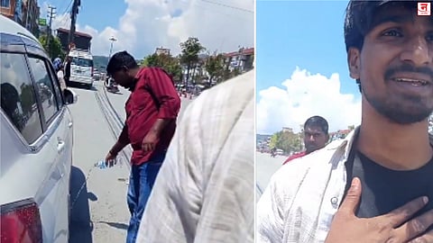 "घाण नका करू... हे भारत नाहीये"; नेपाळमध्ये भारतीय पर्यटकांना सुनावलं; गुटखा थुंकल्यानंतर रस्ता साफ करून घेतला, Video व्हायरल