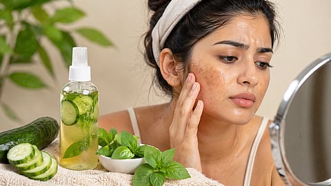 Summer Skin Care : टॅनिंग, ऑइलिनेस आणि पिंपल्सपासून सुटका; काकडी-तुळशीचा टोनर वापरून पाहा