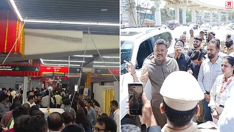 Mumbai Metro 9: काशीगाव स्थानकावर लांबच लांब रांगा; अपूर्ण कामामुळे प्रवासी वैतागले, मंत्री प्रताप सरनाईकांनी केली पाहणी