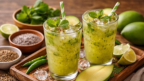 उन्हामुळे जीव कासावीस होतोय? ५ मिनिटांत बनवा गारगार कैरीचं सरबत