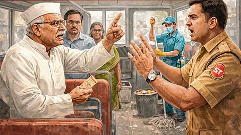 ज्येष्ठ नागरिक, वाहकामध्ये वादावादी; एसटीत स्वच्छता अधिभार लागू