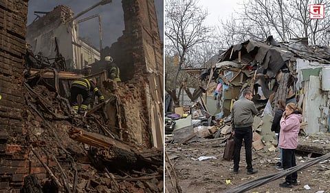 रशियाचा युक्रेनवर भीषण क्षेपणास्त्र आणि ड्रोन हल्ला; १६ ठार, जनजीवन विस्कळीत
