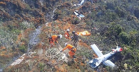 इंडोनेशियाच्या बोर्नियो बेटावर हेलिकॉप्टरचा अपघात; ८ जणांचा मृत्यू