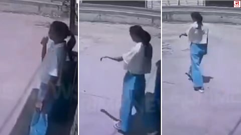 'कोणीतरी ओढत नेतंय'? १८ वर्षीय तरुणी दिवसाढवळ्या बेपत्ता; CCTV मधील दृश्यांमुळे नागरिक हैराण