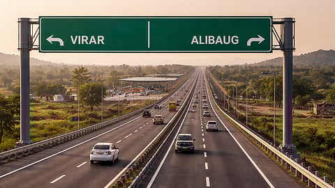 विरार-अलिबाग मार्गावर होणार ४० वर्षे टोलवसुली; हलक्या वाहनांना ७६५ रुपये टोल; प्रकल्पासाठी प्रति किलोमीटर ३ हजार कोटी खर्च