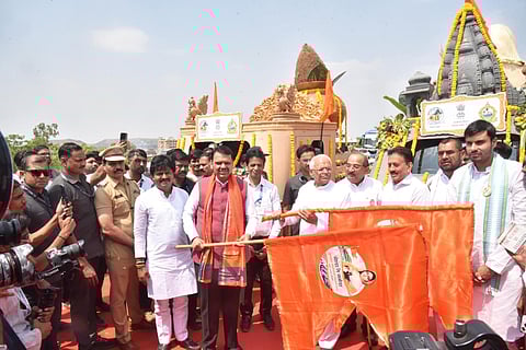 नदीजोड प्रकल्पामुळे दुष्काळ संपणार! मुख्यमंत्री देवेंद्र फडणवीस यांचे प्रतिपादन; ‘गोदा ते नर्मदा' जलयात्रेचा शुभारंभ