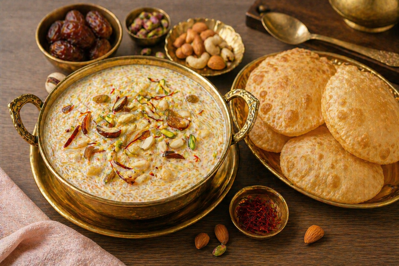 Buddha Purnima 2026 : बुद्ध पौर्णिमेला बनवा शाही खीर-पुरी; खजूर-ड्रायफ्रुट्स शेवईची खास रेसिपी 