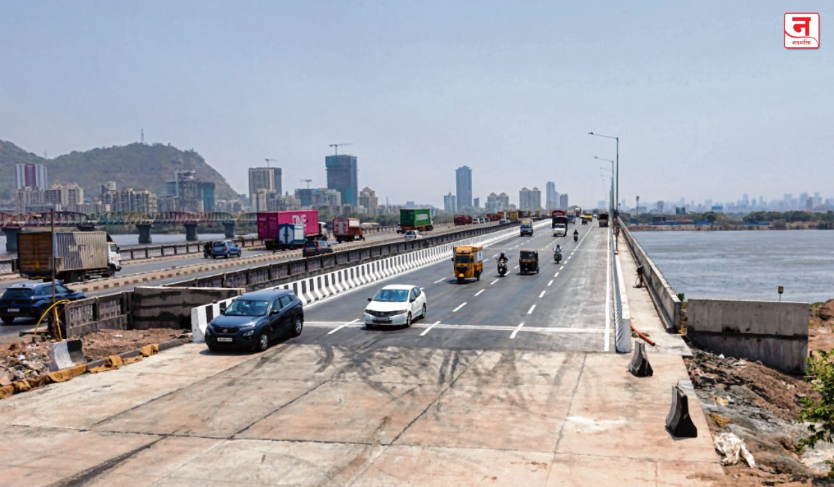 ठाणे-नाशिक वाहतूक प्रवासाला दिलासा; खारेगाव खाडीवरील नवा उड्डाणपूल खुला