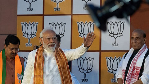 'गंगोत्री ते गंगासागरापर्यंत' फुलले कमळ; जल्लोषाच्या सभेत मोदींचे प्रतिपादन