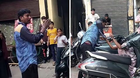 Mumbai : मालाडमध्ये नशेखोराचा धुमाकूळ! महिलेला भररस्त्यात बेदम मारहाण, VIDEO व्हायरल
