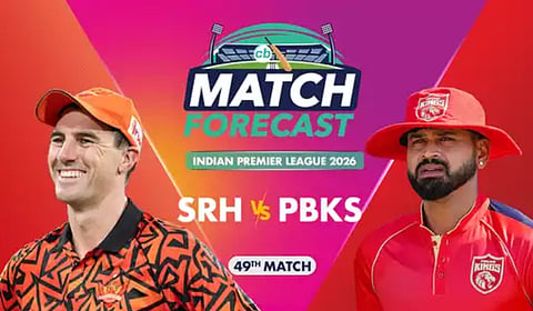 IPL 2026 : अग्रस्थानासाठी आज घमासान; बेधडक फलंदाजांनी सजलेल्या पंजाब-हैदराबाद यांच्यात कडवी झुंज अपेक्षित
