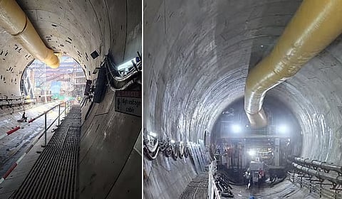 Mumbai : ऑरेंज गेट टनेल प्रकल्पाला वेग; २५० मीटर भूमिगत बोगद्याचे खोदकाम यशस्वीरीत्या पूर्ण