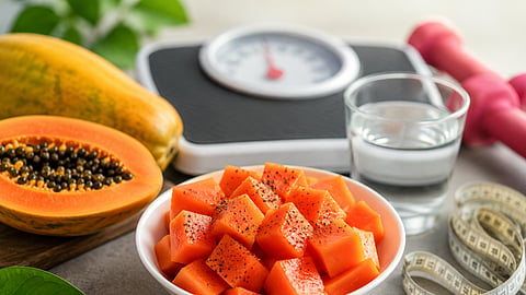 Health Tips : वजन कमी करायचंय? रोज ‘या’ पद्धतीने खा पपई; पोटाची चरबी होऊ शकते कमी