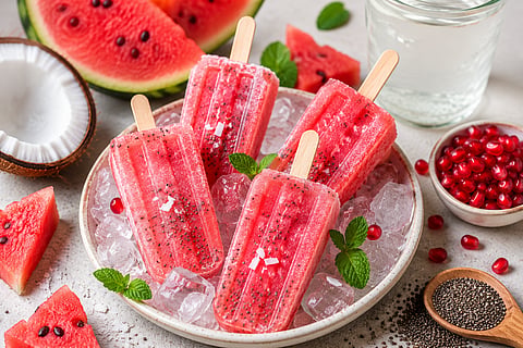 Summer Special : नो शुगर कलिंगड-नारळ आईस कँडी; चव आणि हेल्थचा परफेक्ट मेळ, वाचा रेसिपी 