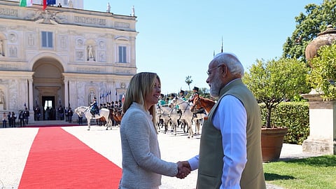 भारत-इटली द्विपक्षीय चर्चा; व्यापार, संरक्षण, तंत्रज्ञान क्षेत्रातील सहकार्यावर भर; २०२९पर्यंत २२ अब्ज युरो व्यापाराचे लक्ष्य